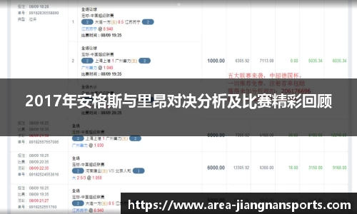 2017年安格斯与里昂对决分析及比赛精彩回顾